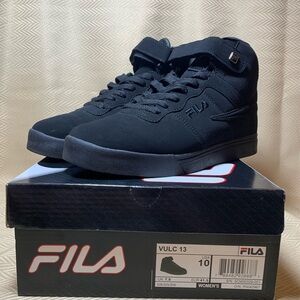 Fila  Women’s Black High-Top Sneakers